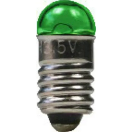 Glas-Glühlampe grün 19V E5.5