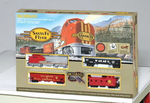 Santa Fe Flyer Train Set